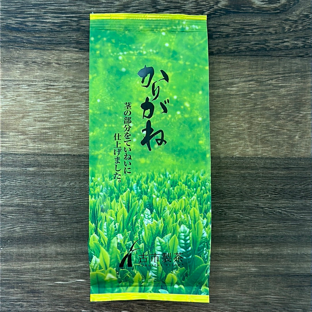 #0288.K2 Furuichi Seicha #13: Karigane Kukicha Green Tea Leaf Stems かりがね(茎茶)