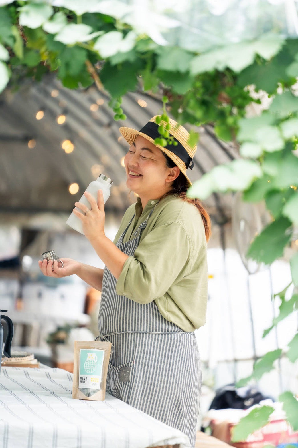 #0944.J1 Hiroko’s Herb Garden: Dried Wahakka Japanese Mint Herbal Tea Grown in Koga Village, Ibaraki, Japan