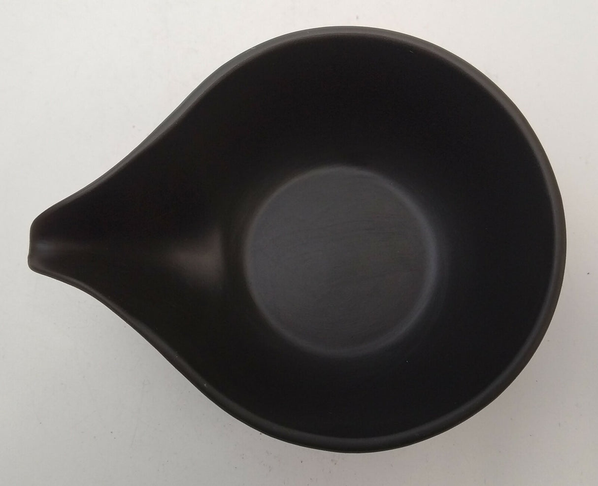Takasuke Kiln (Y123) 高資陶苑: Tokoname Yuzamashi Cooling Bowl, Black, 160 ml