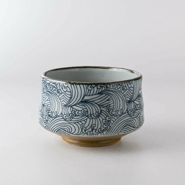 Oda Pottery: Sazanami Design posliinimukikuppi (sininen) 小田陶器さざなみマグカップ(ブルー)