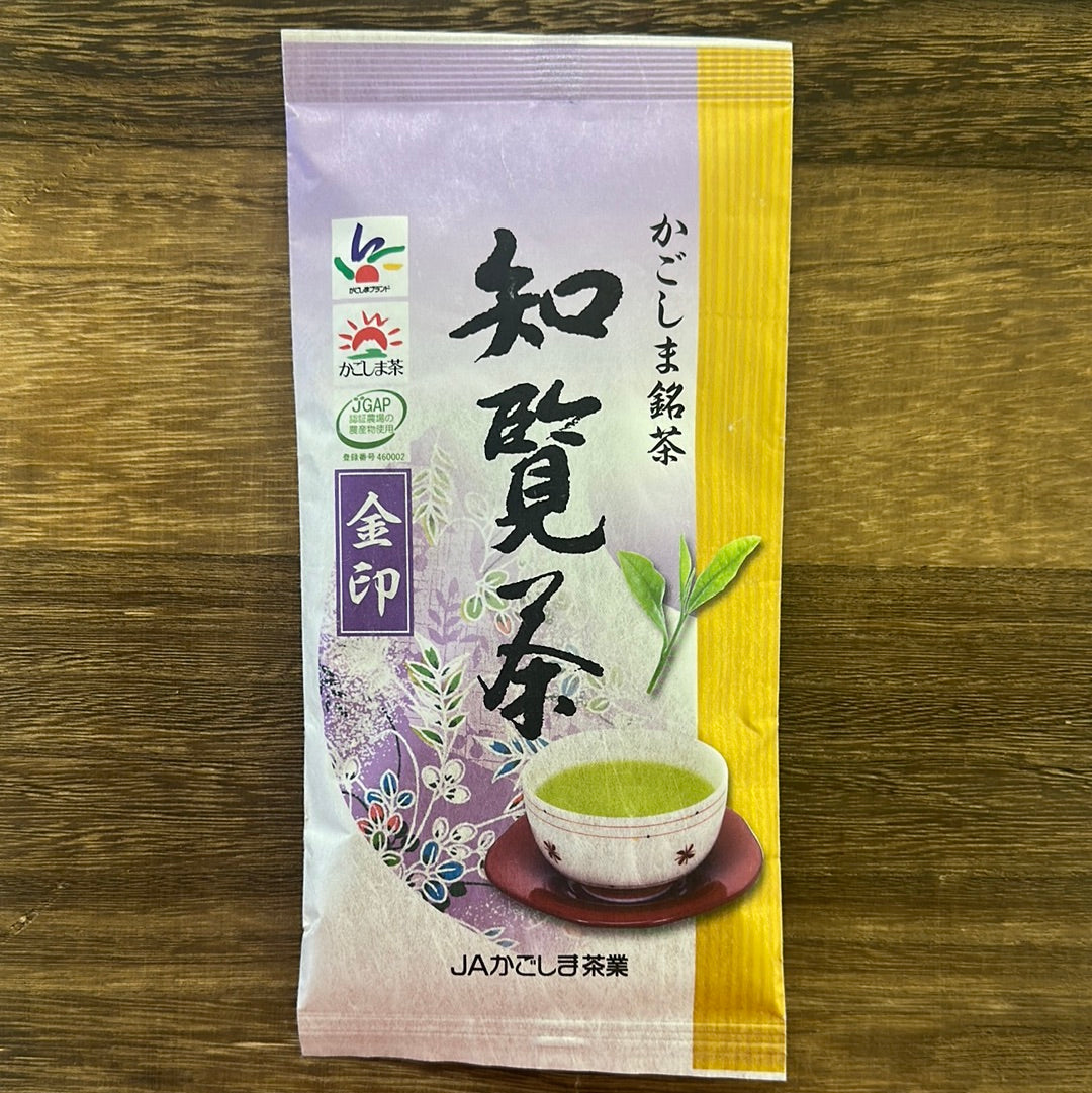 #0335.K2 JA Kagoshima Chagyo: Chirancha Fukamushicha, Gold Label 知覧茶 金印