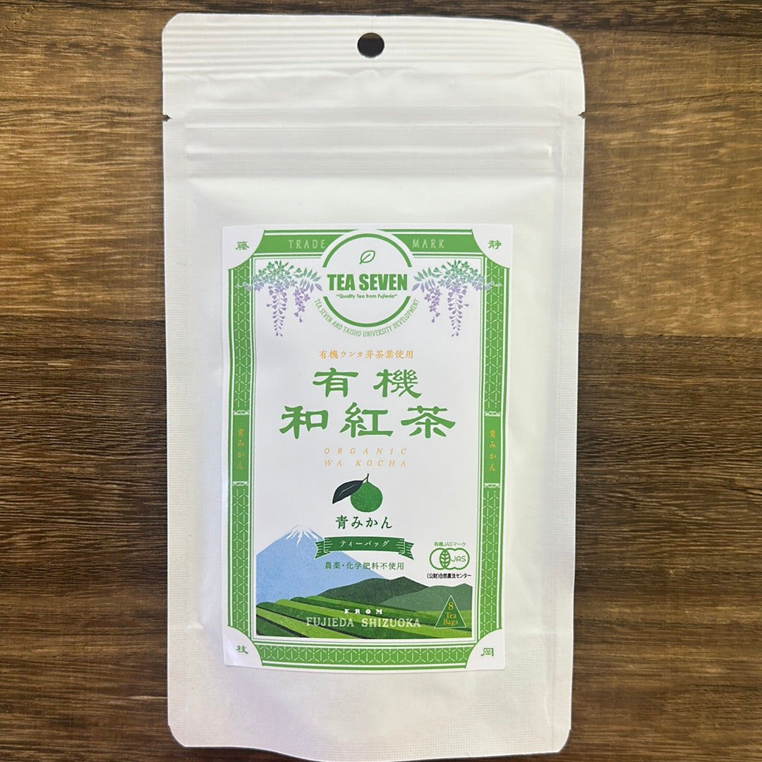 #0060.S5 NaturaliTea (Tea Seven): Organic Black Tea with Green Mikan Citrus 青みかん入り有機和紅茶テイーバッグ