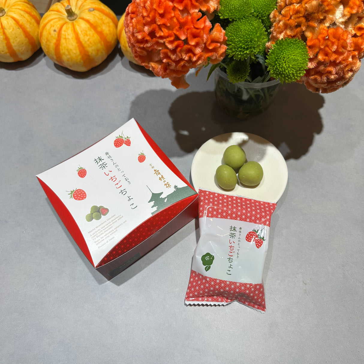 #5000.K6 Maiko Teaの抹茶ストロベリーチョコレート 抹茶いちごちょこ