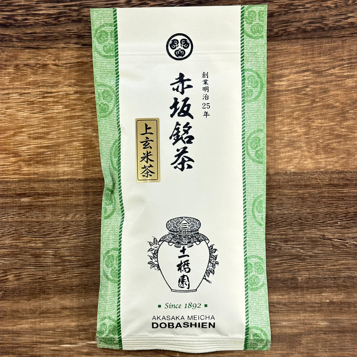 #0209.S5 Dobashien Tea #16: Kakegawa Series: Superior Spring Fukamushi Genmaicha from Shizuoka 上玄米茶