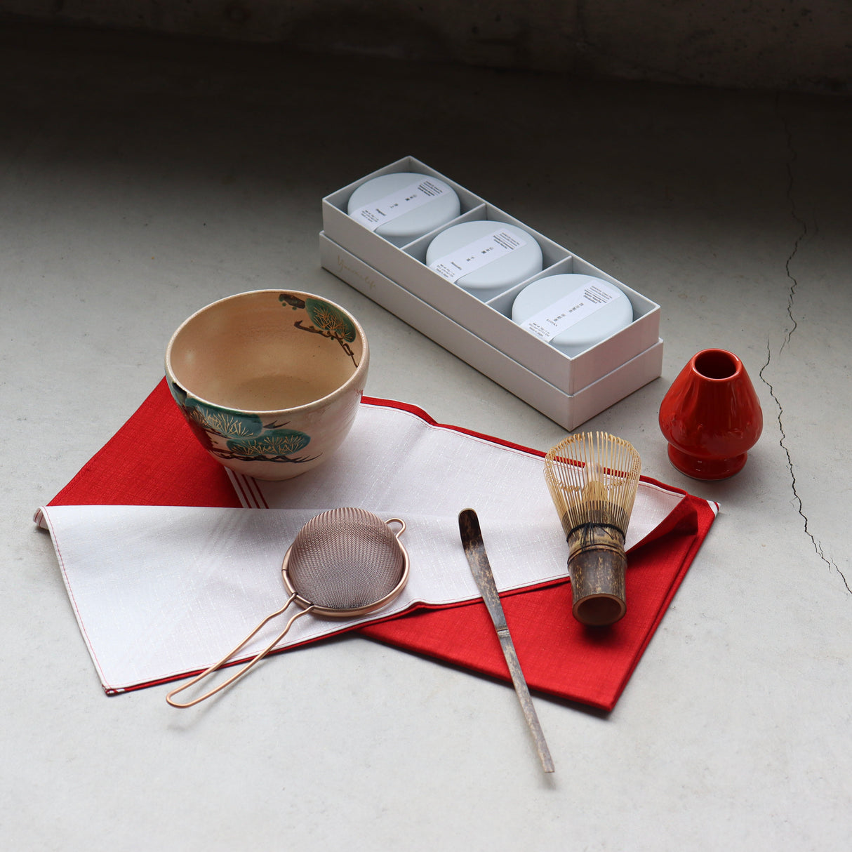 #9992.26 (LIMITED Edition) Yunomi.Matcha Gift Set(MATSU / 松)