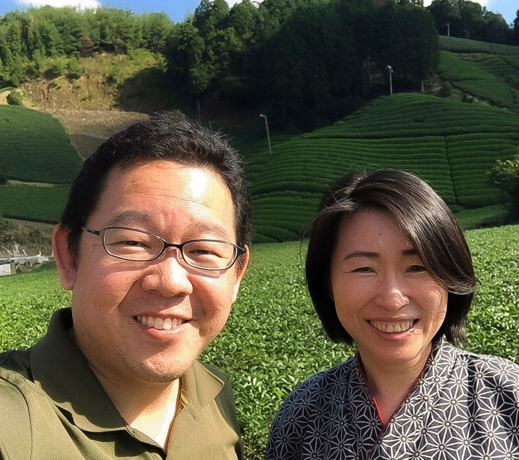Ian and Teruko from Azuma Tea Garden photo by yunomi.life