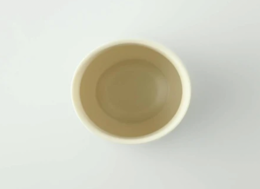 Miyama Minoyaki Oval Cup (Off White) ポット(クリームホワイト)