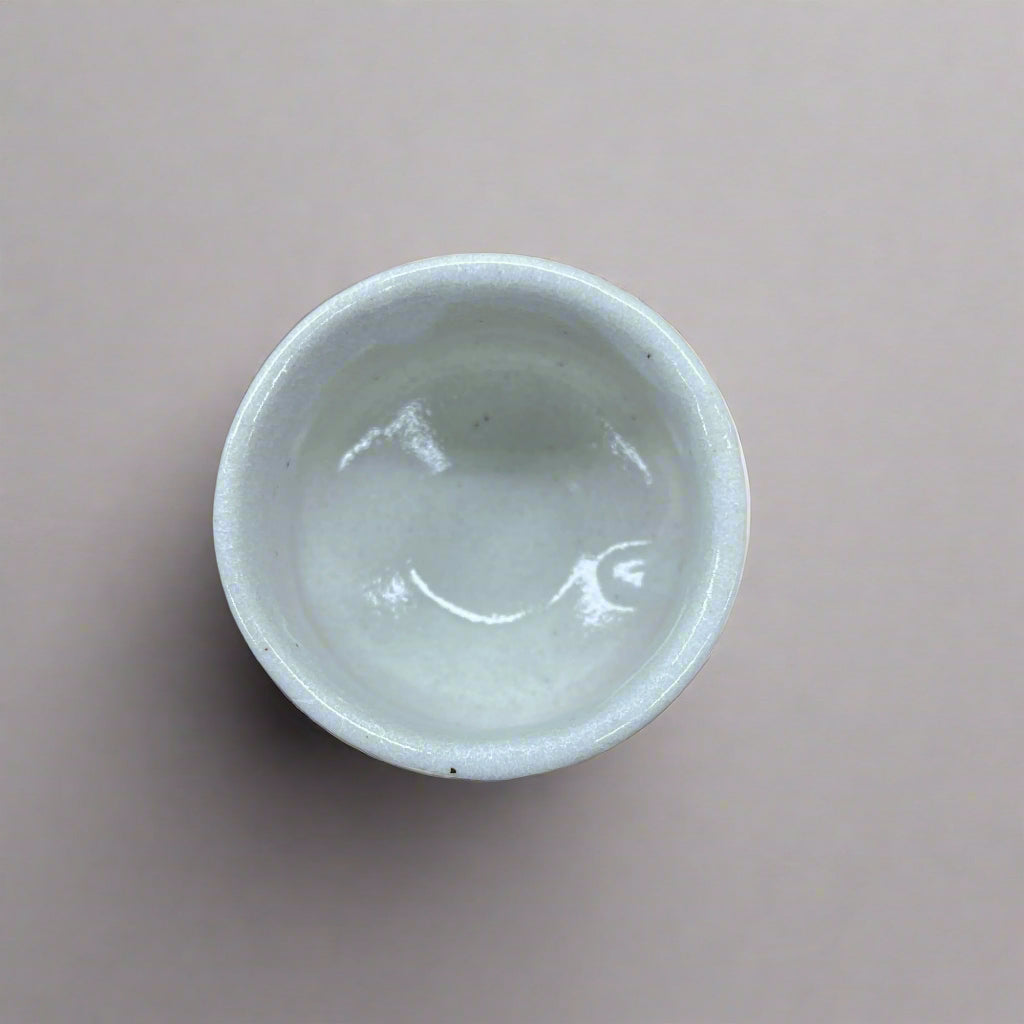 青安窯:手造り美濃焼 ぐい呑5個セット 木箱付き 手造り五様ぐい呑揃い