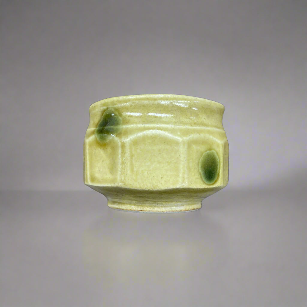 青安窯:手造り美濃焼 ぐい呑5個セット 木箱付き 手造り五様ぐい呑揃い