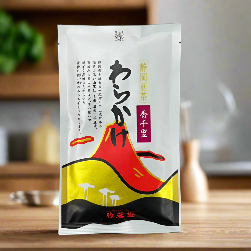 #0864.S5 竹明堂: わらかけ かおり千里かぶせ茶わらかけ【香千里】