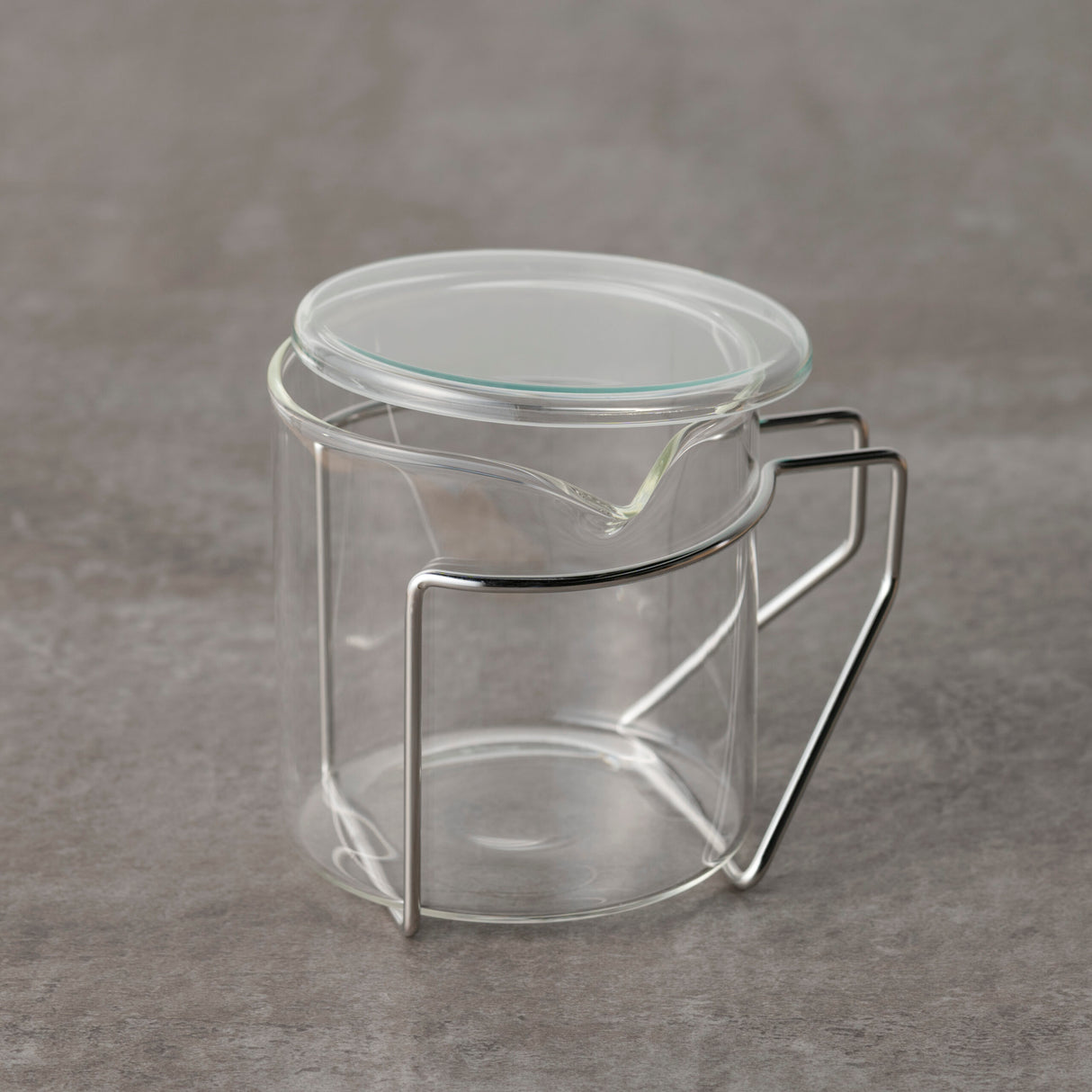 Three Snow: Tea Strainer and Glass Kyusu Set (Gold)