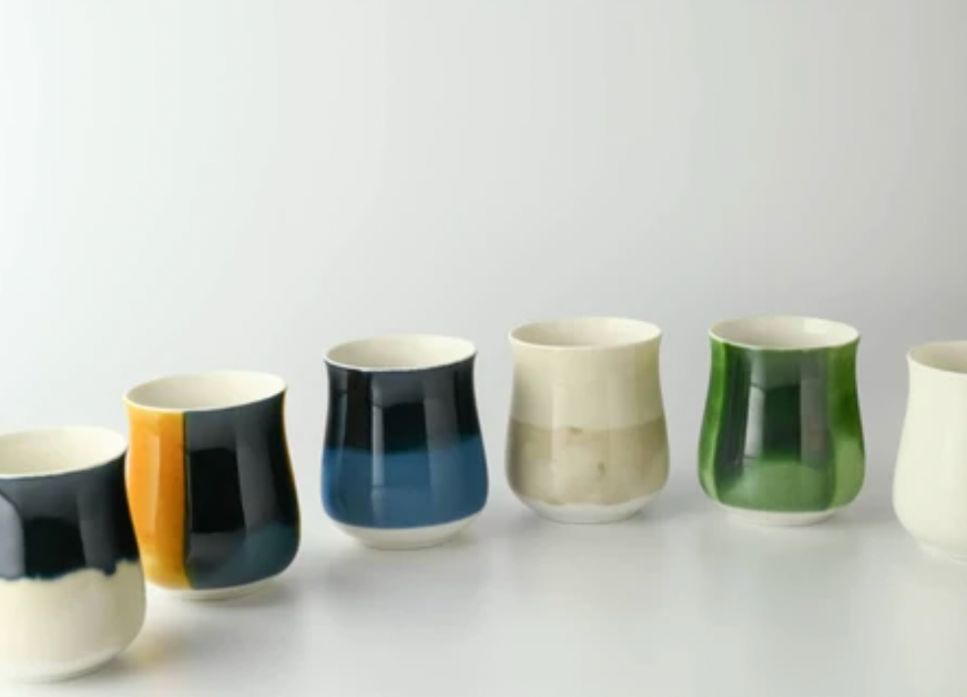 Miyama Minoyaki Oval Cup (Ink Blue) ポット(インクブルー)