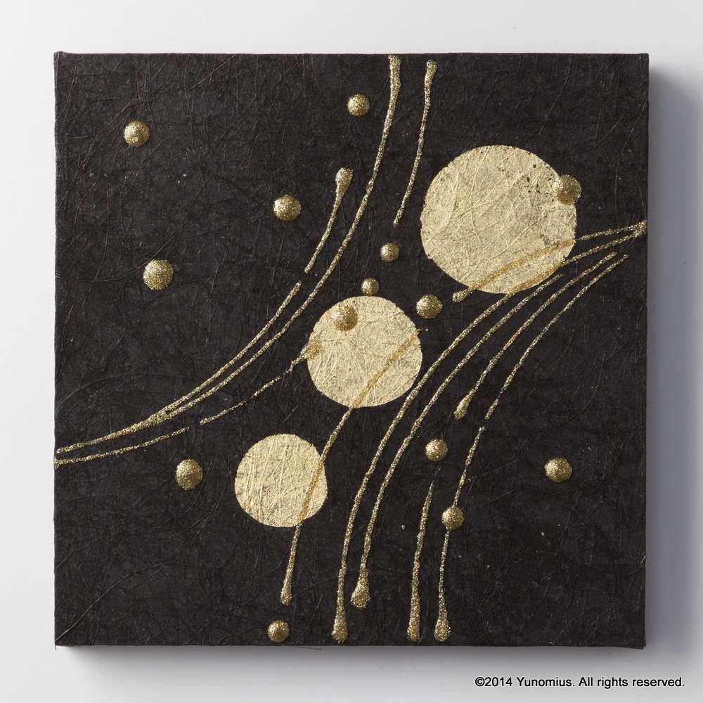 Hana & Haku: Decorative Washi Paper Panel (Black #1) - Yunomi.life