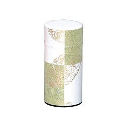 Okumura Seikan: Tea Can, Washi Paper - Gold leaf spring green 讃香 若葉 - Yunomi.life
