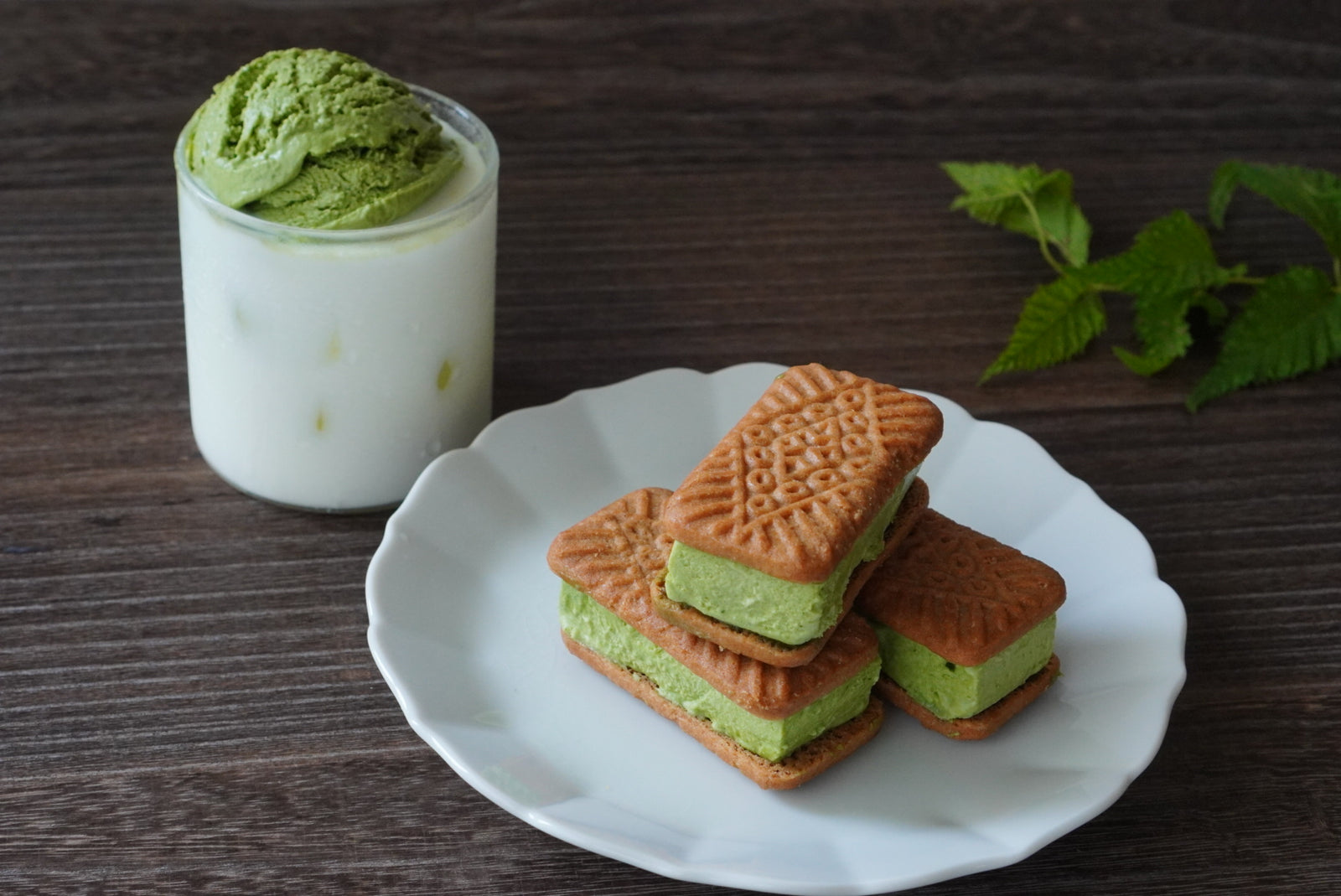 Delicious Treats with Matcha Ice Cream