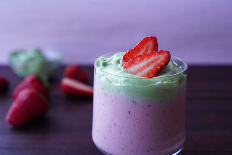 Matcha Strawberry Milkshake Recipe