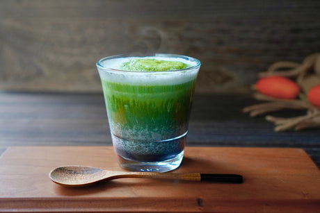 Black Sesame Matcha Latte Recipe