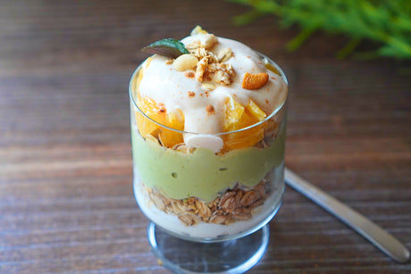 Green Tea and Kinako Breakfast Parfait