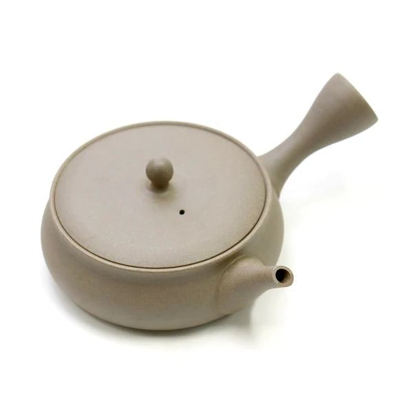 Gyokkou Kiln (sold out): Yakijime Tokoname Kyusu Tea Pot (250 ml) 玉光焼締平型急須