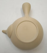 Takasuke Kiln (Y114): Tokoname mini kyusu, sand yellow 100 ml 高資陶苑