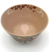 Nagomi: Kyo-yaki Matcha Bowl (京焼抹茶碗  Ume & Mt. Fuji / 梅と富士山）