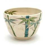 Nagomi: Kyo-yaki Matcha Bowl (京焼抹茶碗  Bamboo / 竹）