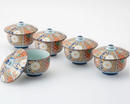 Saikai Ceramics: Traditional Porcelain Imariyaki Cup with Lid