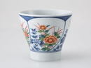 Saikai Ceramics: Nishiki Flower Pattern Tea Cup