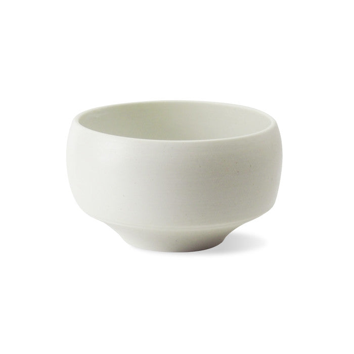 Saikai Ceramics: (Limited qty) Hakuwan - Gofun 胡粉 - White Porcelain Matcha Bowl with Gift Box