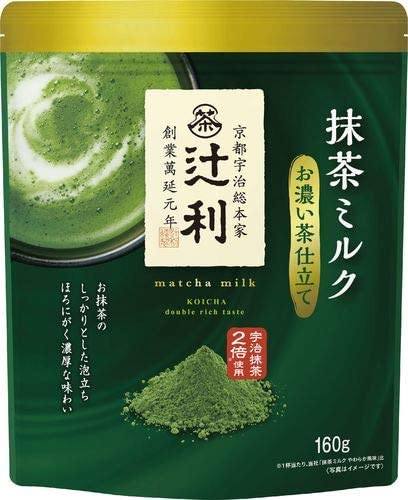 Tsujiri Matcha Milk Koicha Double Rich Instant Powder 160g