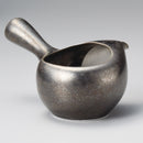 Shoko Kiln: Lidless Kyusu Tea Pot, Black Crystal Glaze