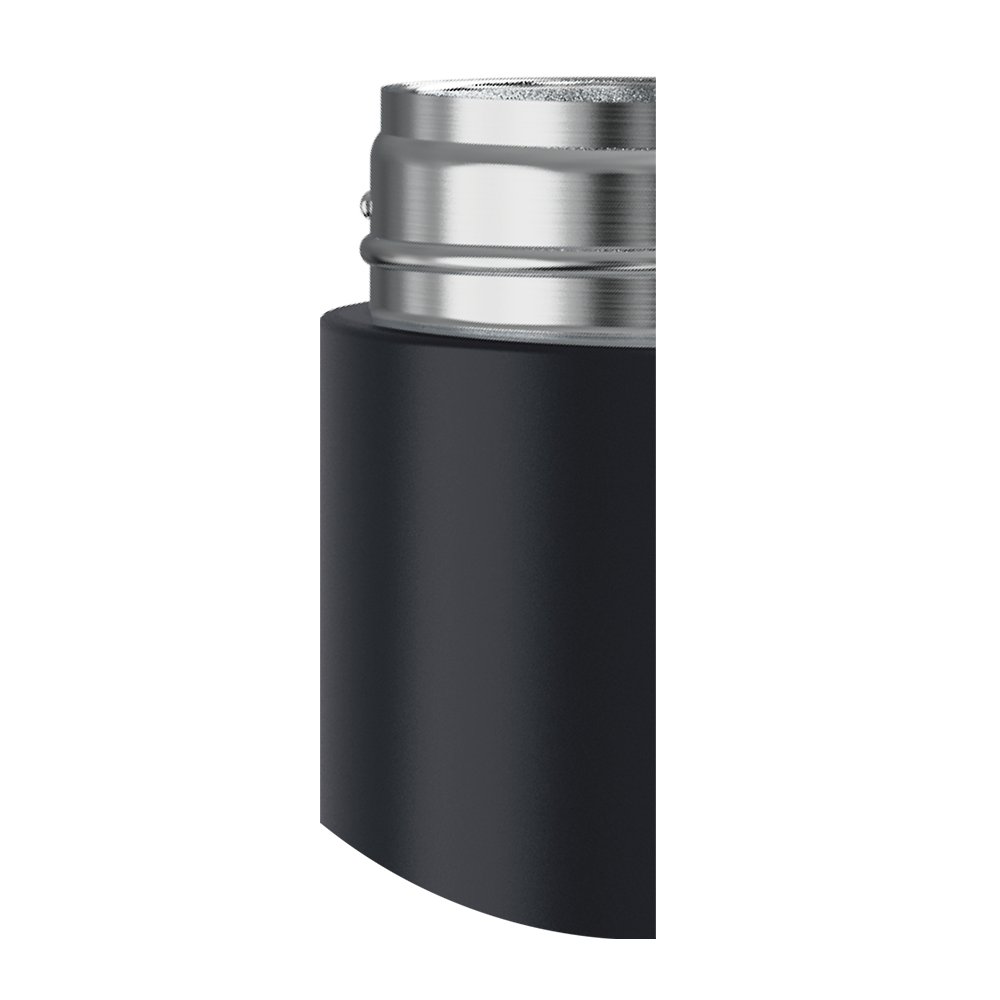 Lalaluctus Tea Bottle - Stainless Steel Tumbler with Tea Strainer - Dark Gray - 400 ml