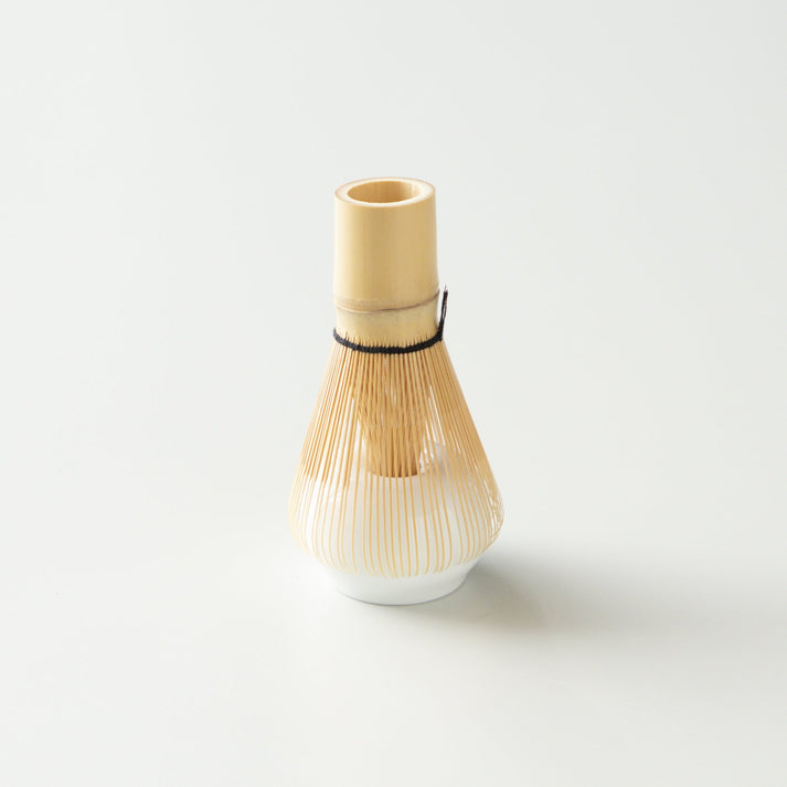 Origami Tea - Modern Whisk Stand, Porcelain White 茶筅立て白磁