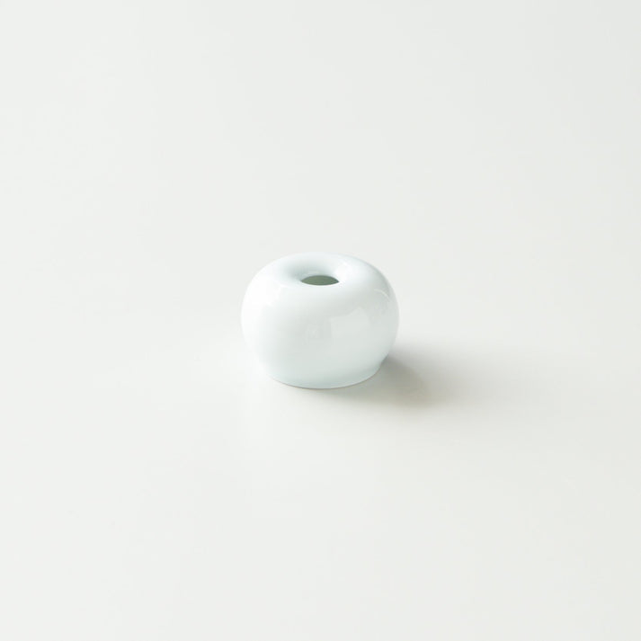 Origami Tea - Modern Whisk Stand, Porcelain Blue 茶筅立て青磁