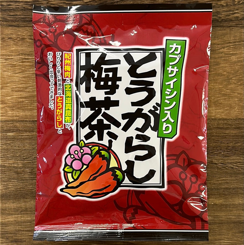 Mannen: Togarashi Umecha - Chili Pepper, Plum & Kelp Soup Tea Powder とうがらし梅茶