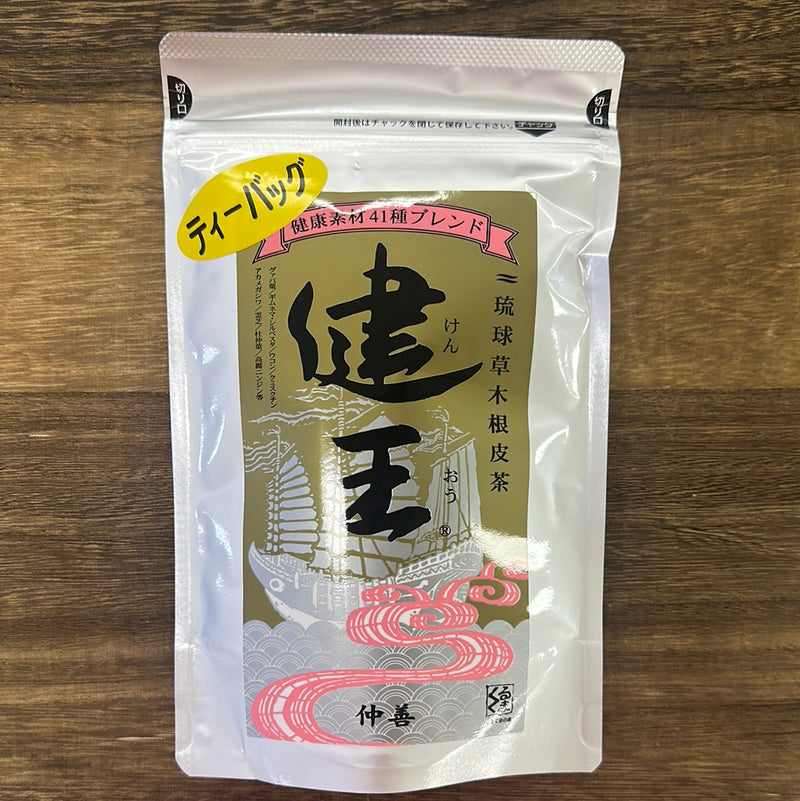 Nakazen: Okinawa Health King, Blended Herbal Tea Bags 健王 琉球草木根皮茶ティーバッグ