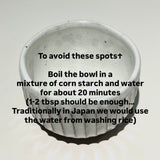 Kobiki-Sogime Mini White Matcha Bowl 粉引ソギ目小抹茶
