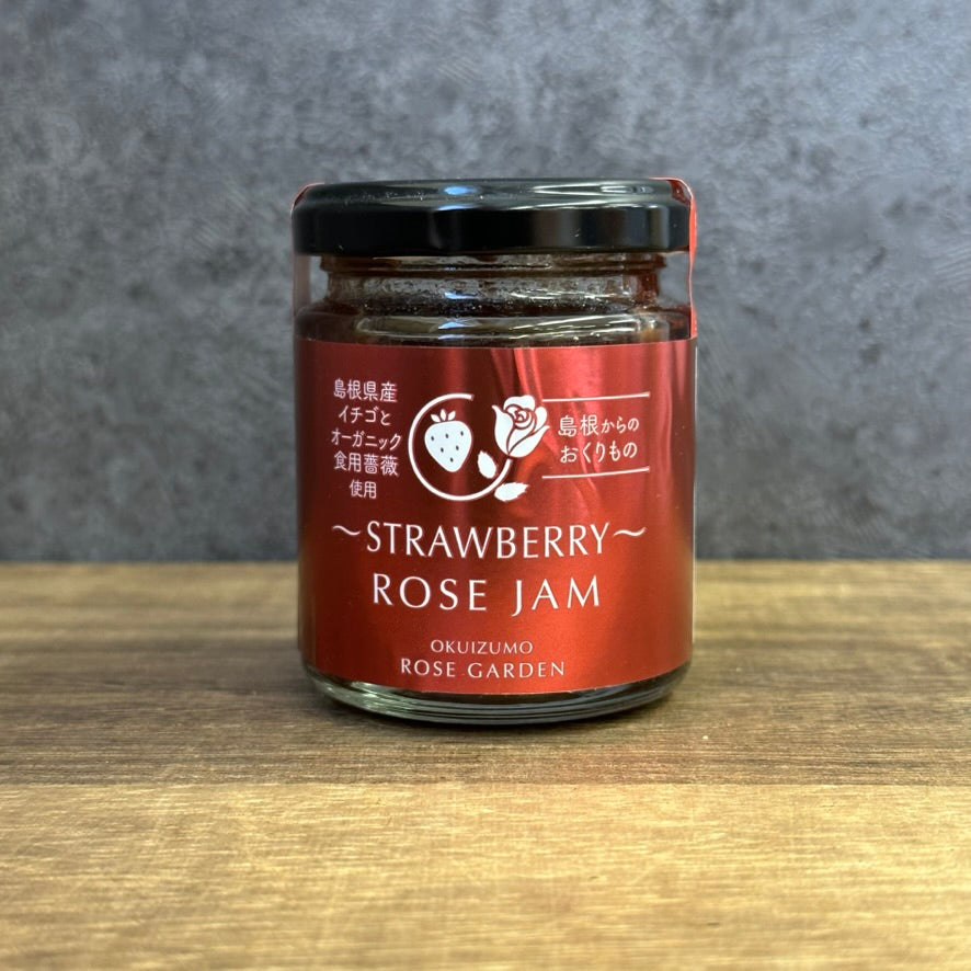Okuizumo Rose Garden: Rose Jam with Strawberry Flavor (100g)