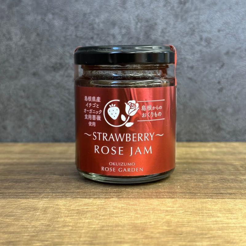 Okuizumo Rose Garden: Rose Jam with Strawberry Flavor (100g)