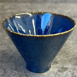 Minoyaki Cone Shaped Cup (Blue, 120 ml)