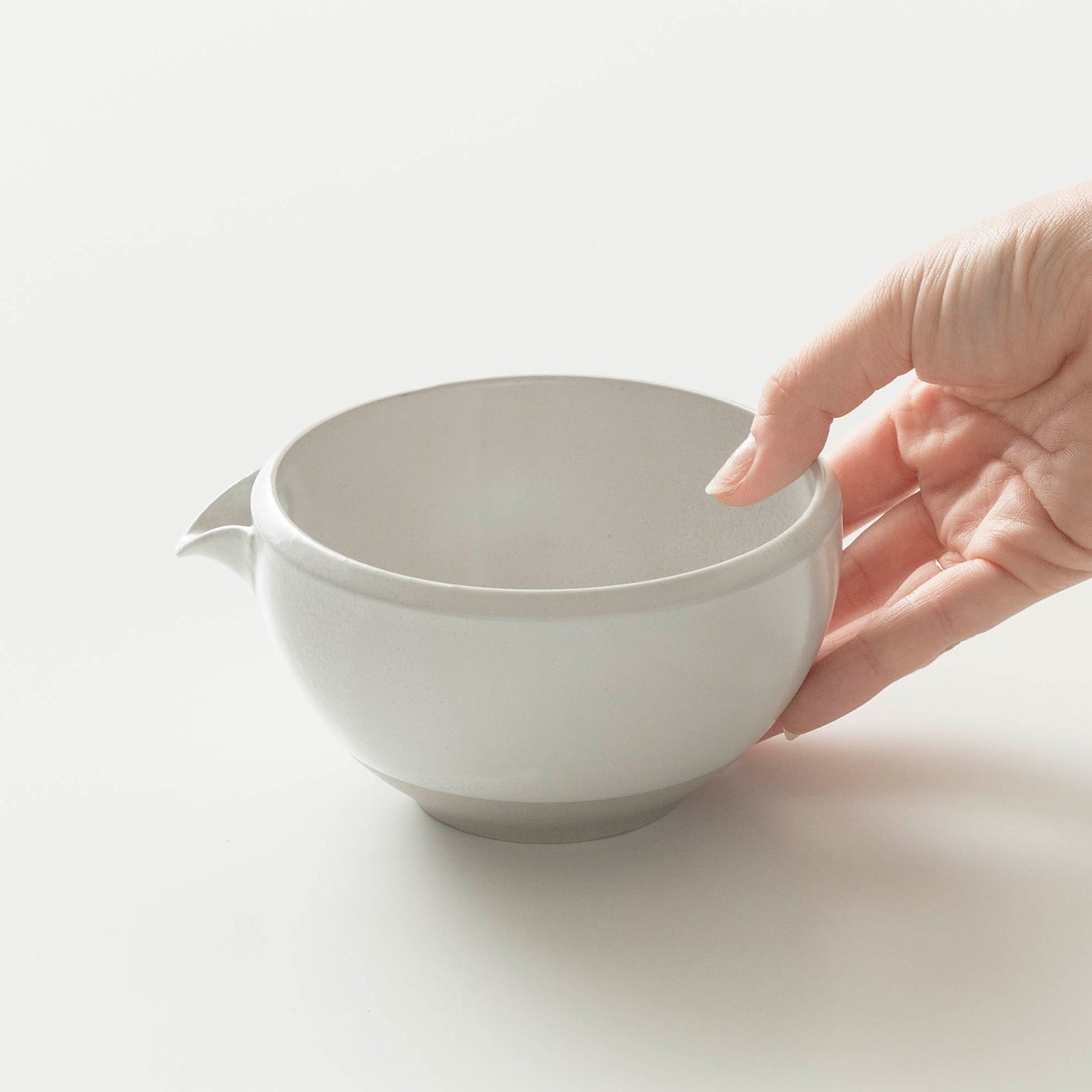 Origami Kai - Pour Kinu White - Minoyaki Porcelain Katakuchi