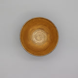 Hasamiyaki Matcha Tea Bowl – Black with Gold 波佐見焼の抹茶碗　黒吹金彩碗金