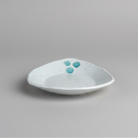 Hiroshi Hirai: Mini plate, Green Accents yunomi.life