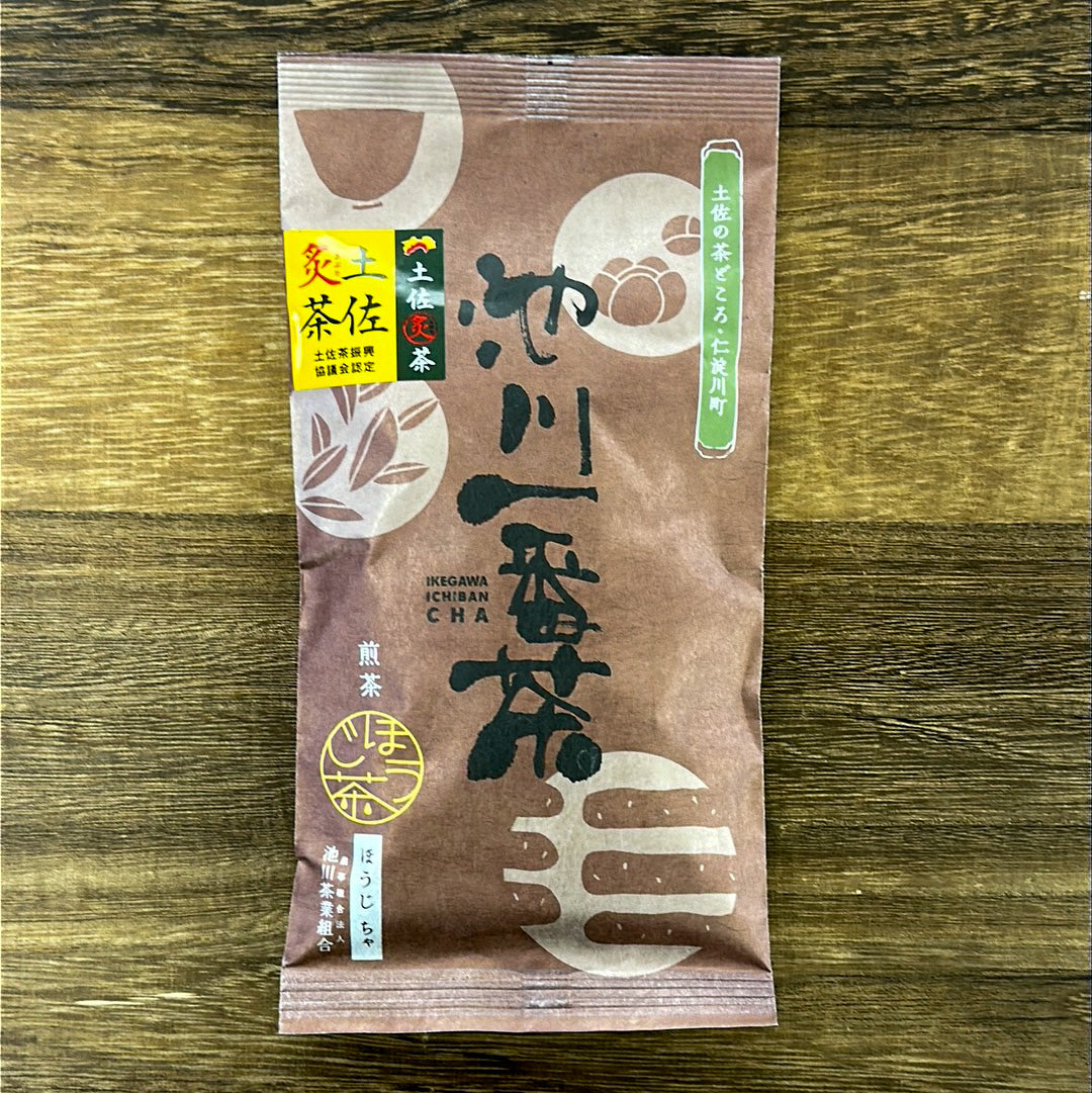 0592 池川茶園組合：春のファーストフラッシュ 高知ほうじ茶（深煎り