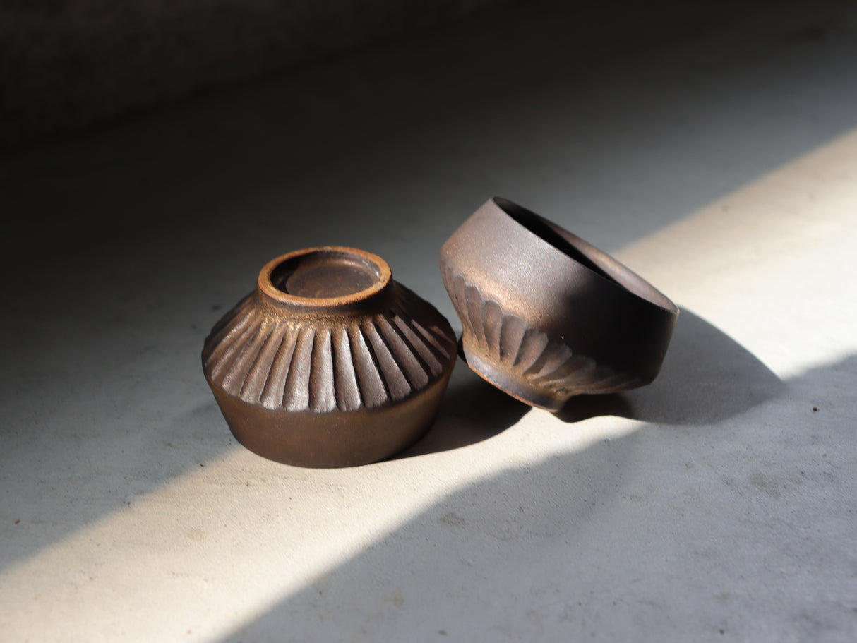 Emi Nakagawa: Handmade Bronzed Guinomi Cup