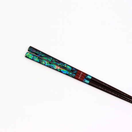 Ishida: "Miyabi-gai" Raden Wakasa Lacquered Chopsticks yunomi.life
