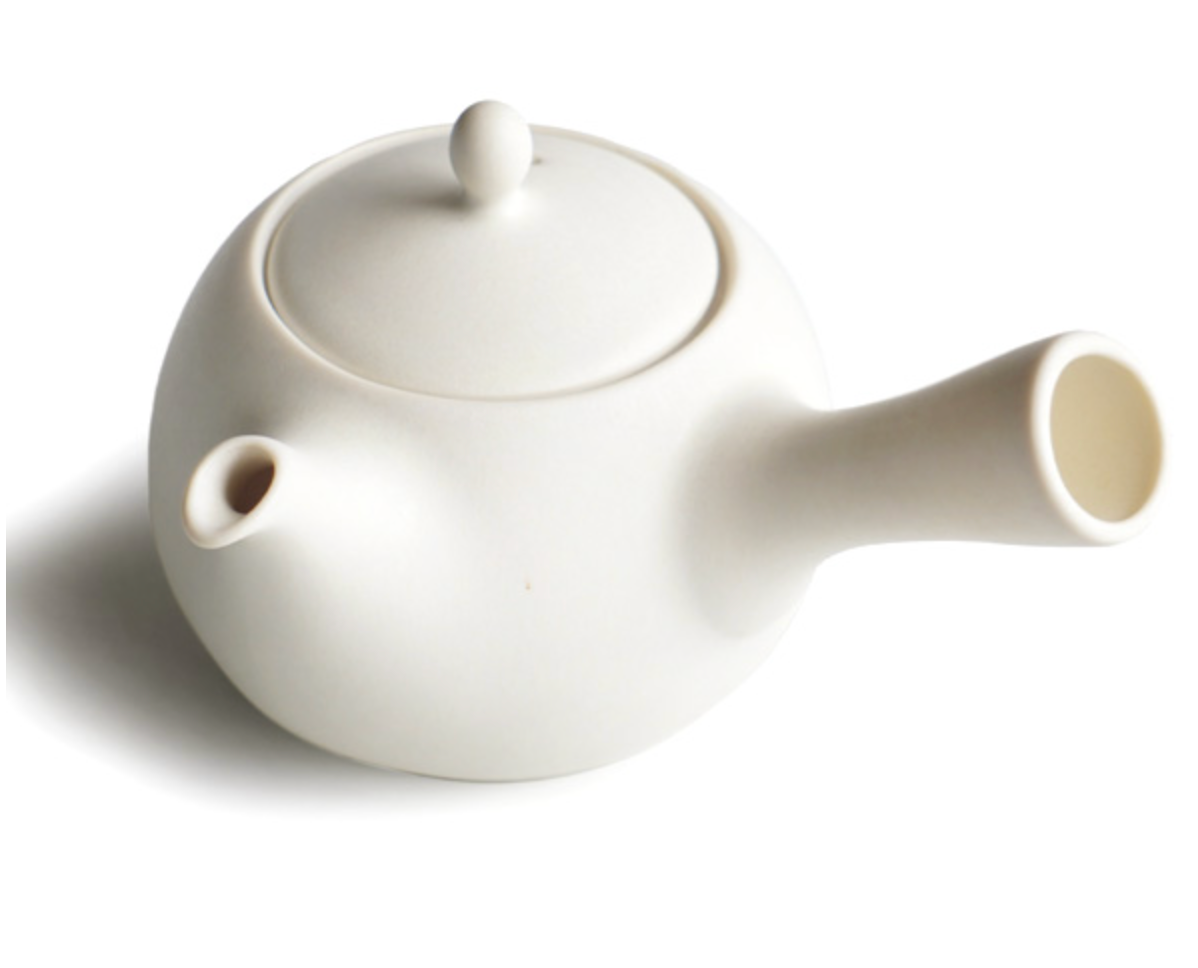 SALIU -YUI- Kyusu Tea Pot (White)