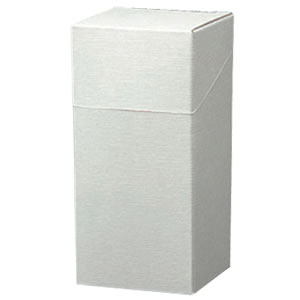 Seiwa 13809: White textured carton 74 x 74 x 155 mm