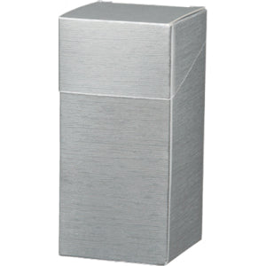 Seiwa 13811: Silver textured carton 74 x 74 x 155 mm