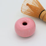 Minoyaki Matcha Whisk Holder (Pink) / 茶筅くせ直し (ピンク）
